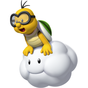 Lakitu vert nuage