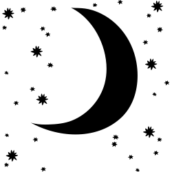 Lune arabesque