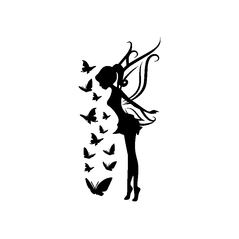 fée a genoux