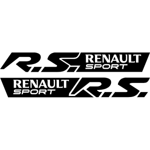 Stickers deco renault sport