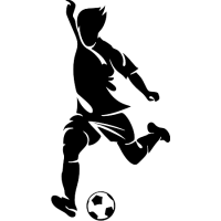 Stickers Joueur de foot