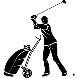 Drive joueur de golf