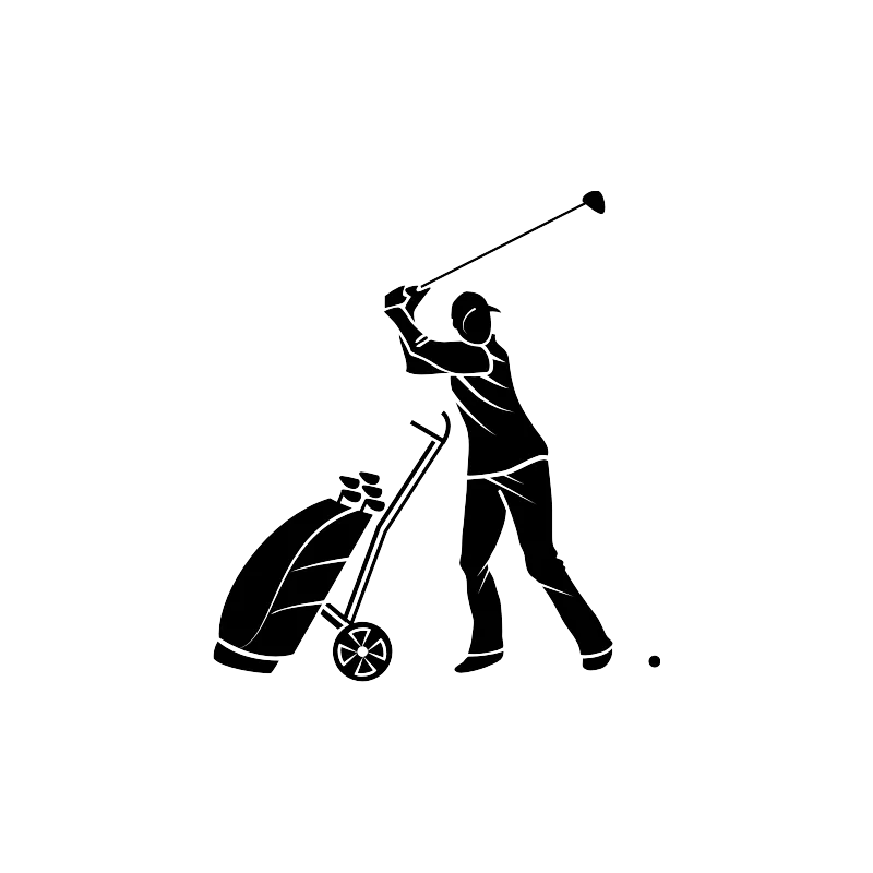 Drive joueur de golf