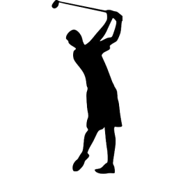 Joueuse de golf