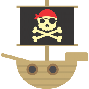 Autocollant Pirate