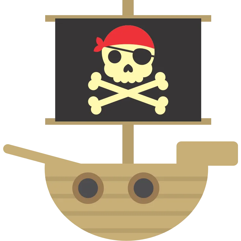 Autocollant Pirate