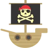 Autocollant Pirate