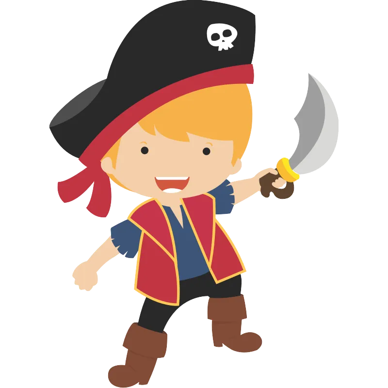 Autocollant Pirate