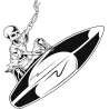 Sticker Cycliste