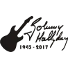 Sticker johnny hallyday dates
