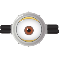 Autocollant Yeux Minions