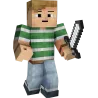 Autocollant minecraft course épée