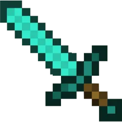 Autocollant minecraft éepée