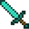 Autocollant minecraft éepée
