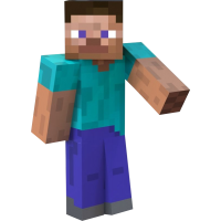 Autocollant minecraft hello