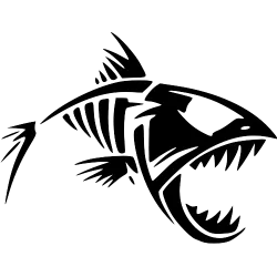 Sticker Arrête Poisson