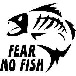 Sticker Arrête Poisson Piranha