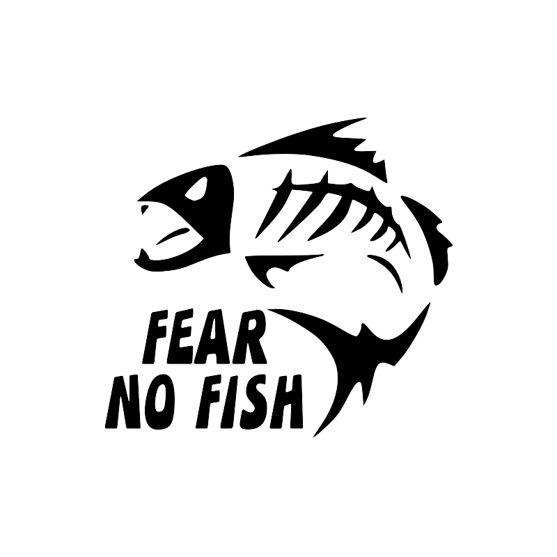 Sticker Arrête Poisson Piranha