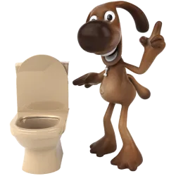 Chien Toilettes