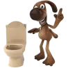 Chien Toilettes