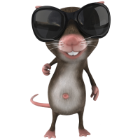 Souris Lunette