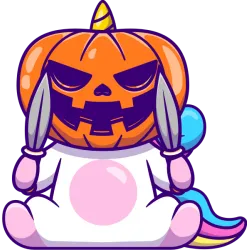 Licorne Citrouille Couteau
