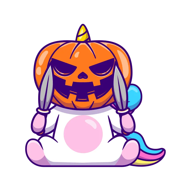Licorne Citrouille Couteau