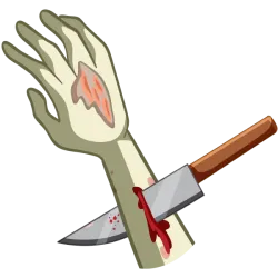 Main Zombie Couteau