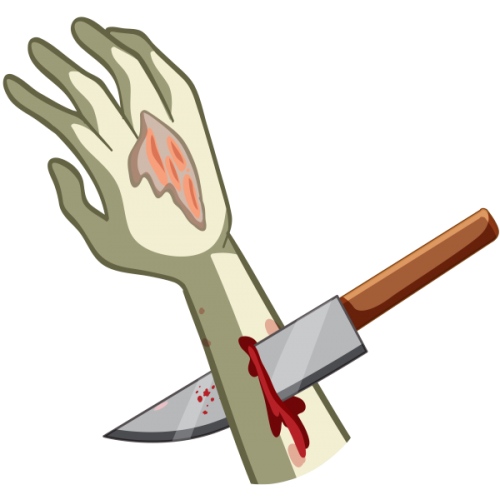 Main Zombie Couteau