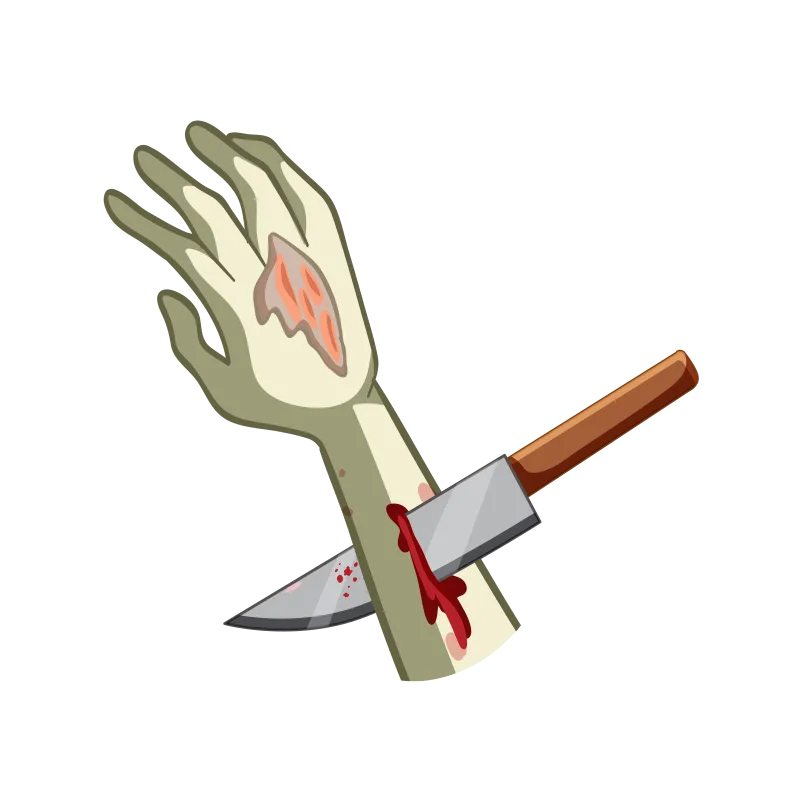Main Zombie Couteau