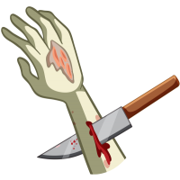 Main Zombie Couteau