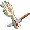 Main Zombie Couteau