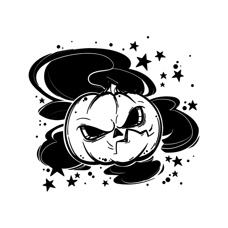 Citrouille Etoiles