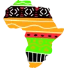 Carte Afrique coloré