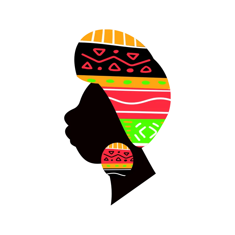 Africaine coloré