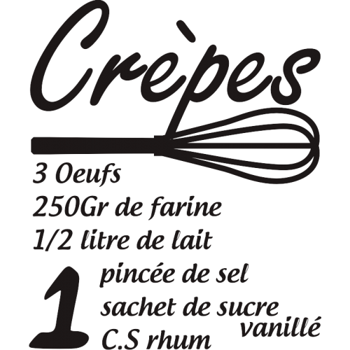 recette crepes