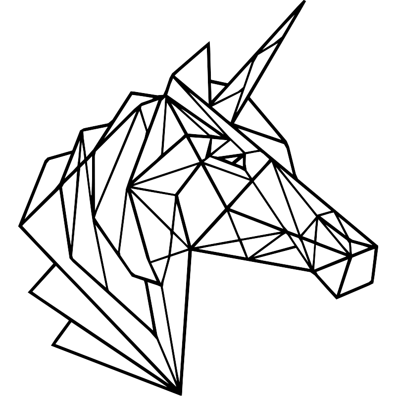 licorne origami