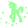 Stickers Licorne