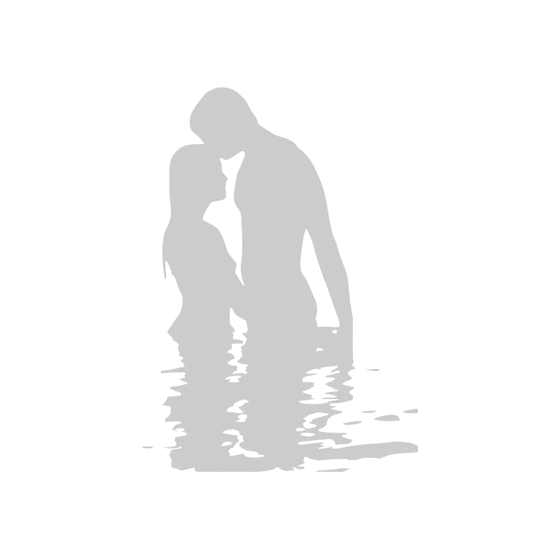 Stickers Amoureux dans l eau