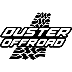 Sticker duster offroad pneu