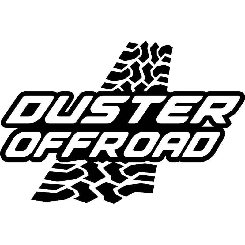 Sticker duster offroad pneu