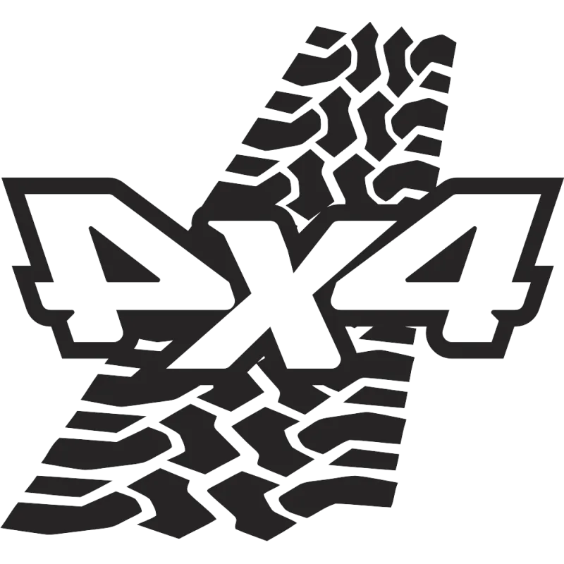 Sticker 4x4 pneu