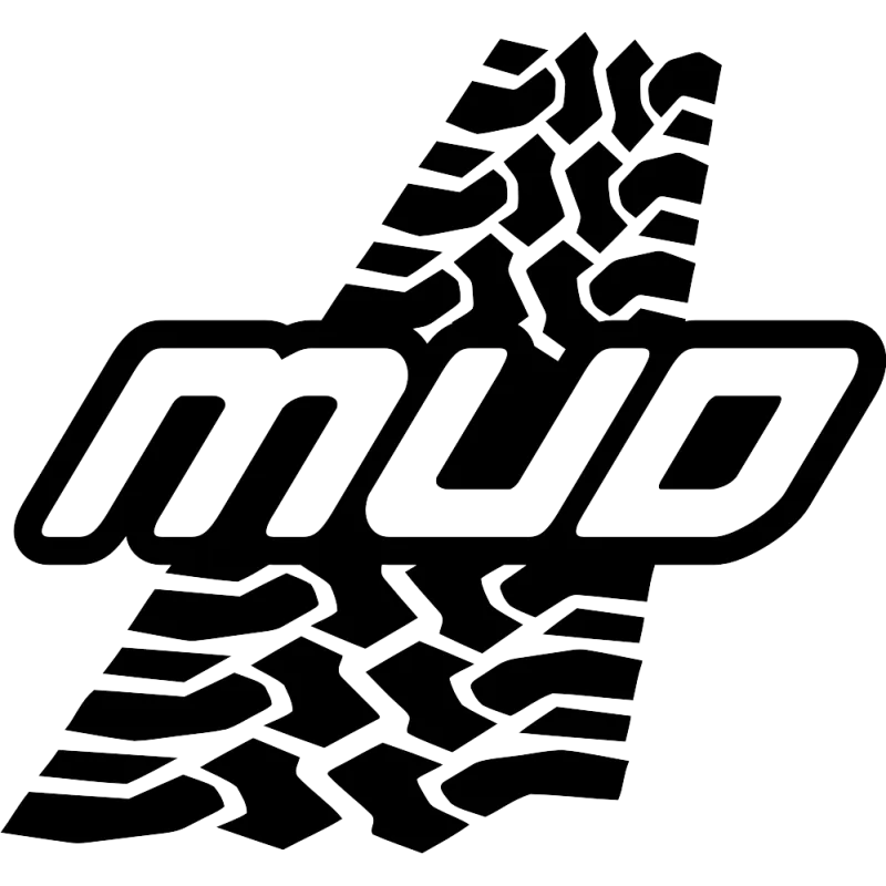 Sticker mud pneu 