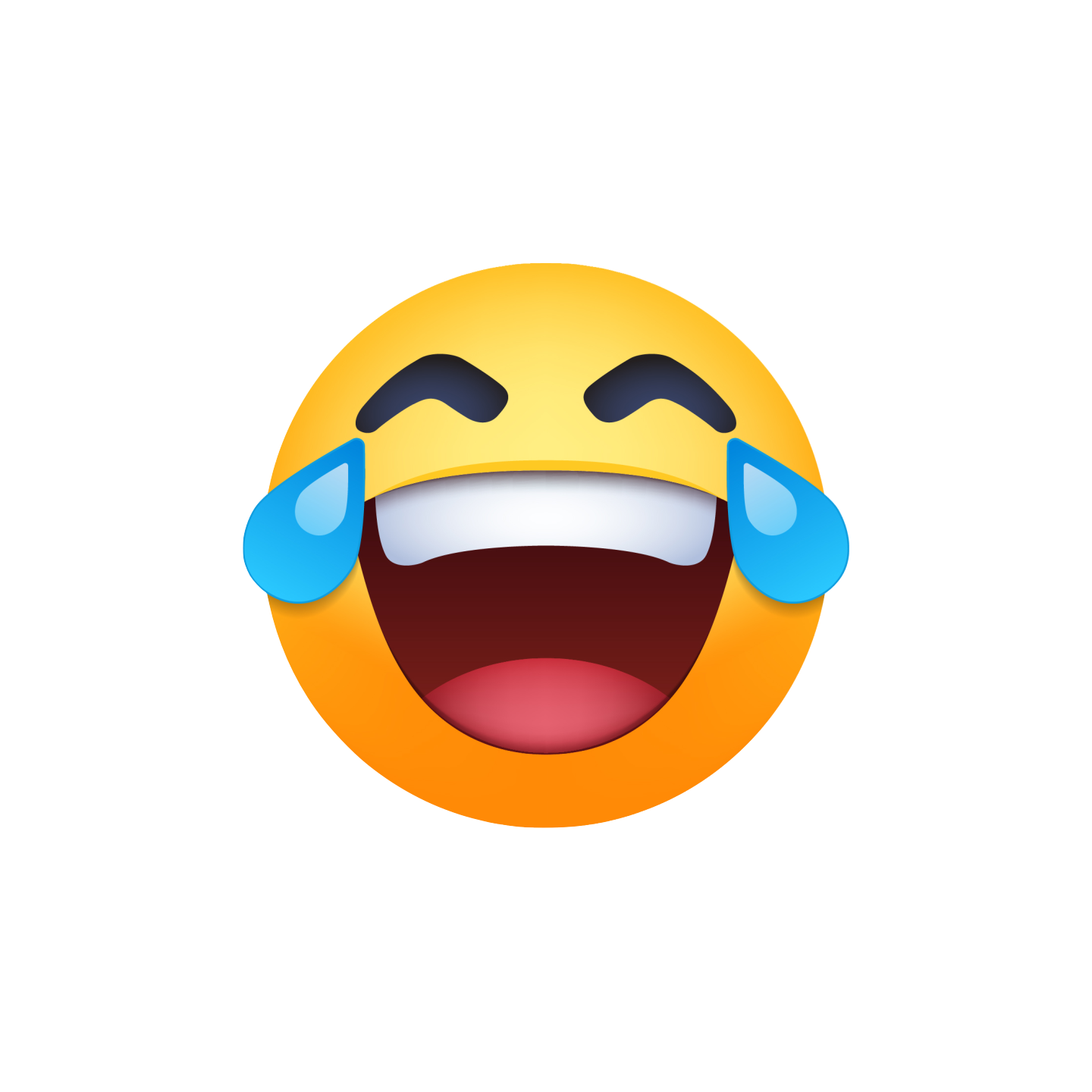 Autocollant Émoticône MDR - Autocollant humour perso sur 123-stickers.com