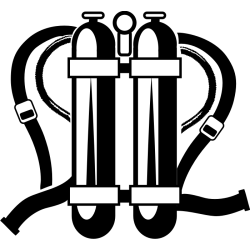 Sticker Bouteille de plongée