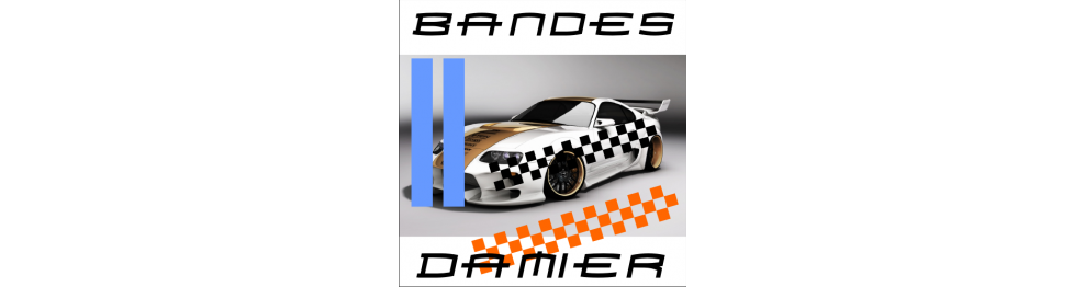 bandes,damiers