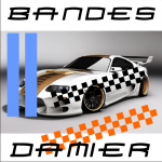 bandes,damiers