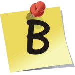 B