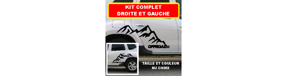 Kit déco 4x4 complet