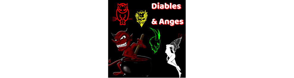 Stickers ange et diable